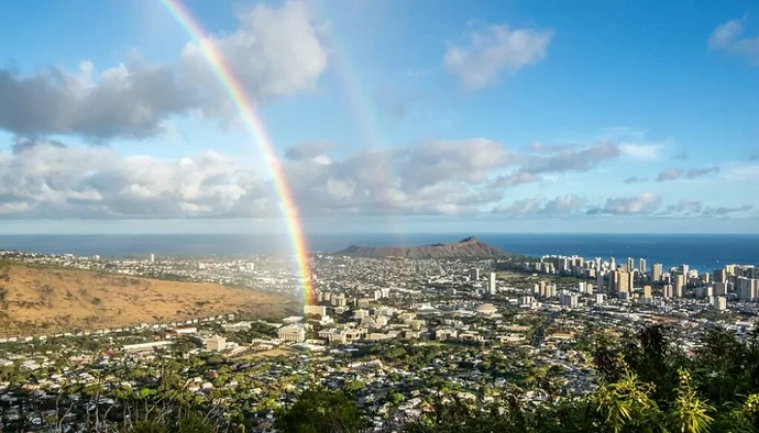 Perfect weather in Hawai'i
